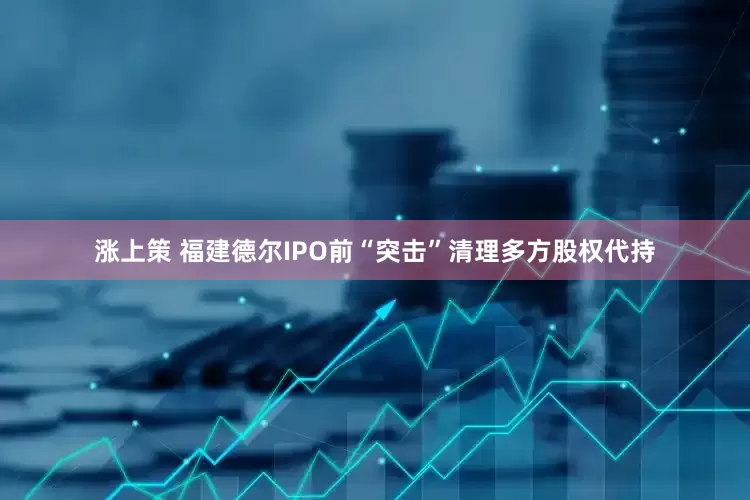 涨上策 福建德尔IPO前“突击”清理多方股权代持