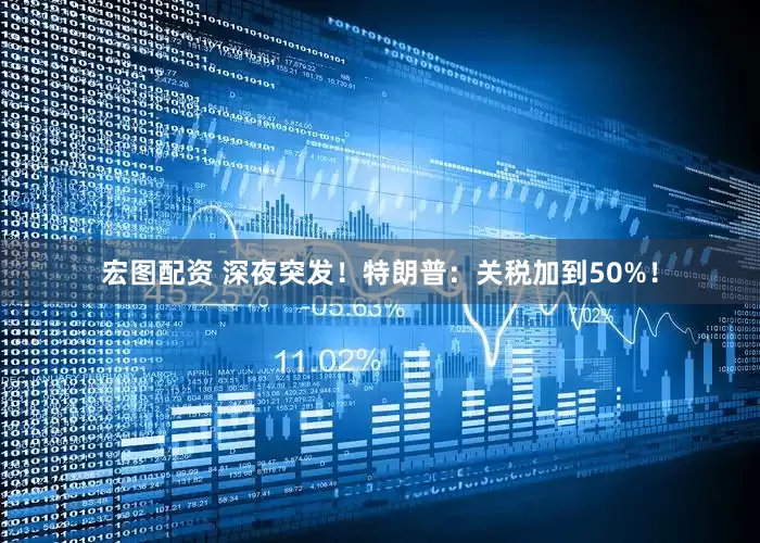 宏图配资 深夜突发！特朗普：关税加到50%！